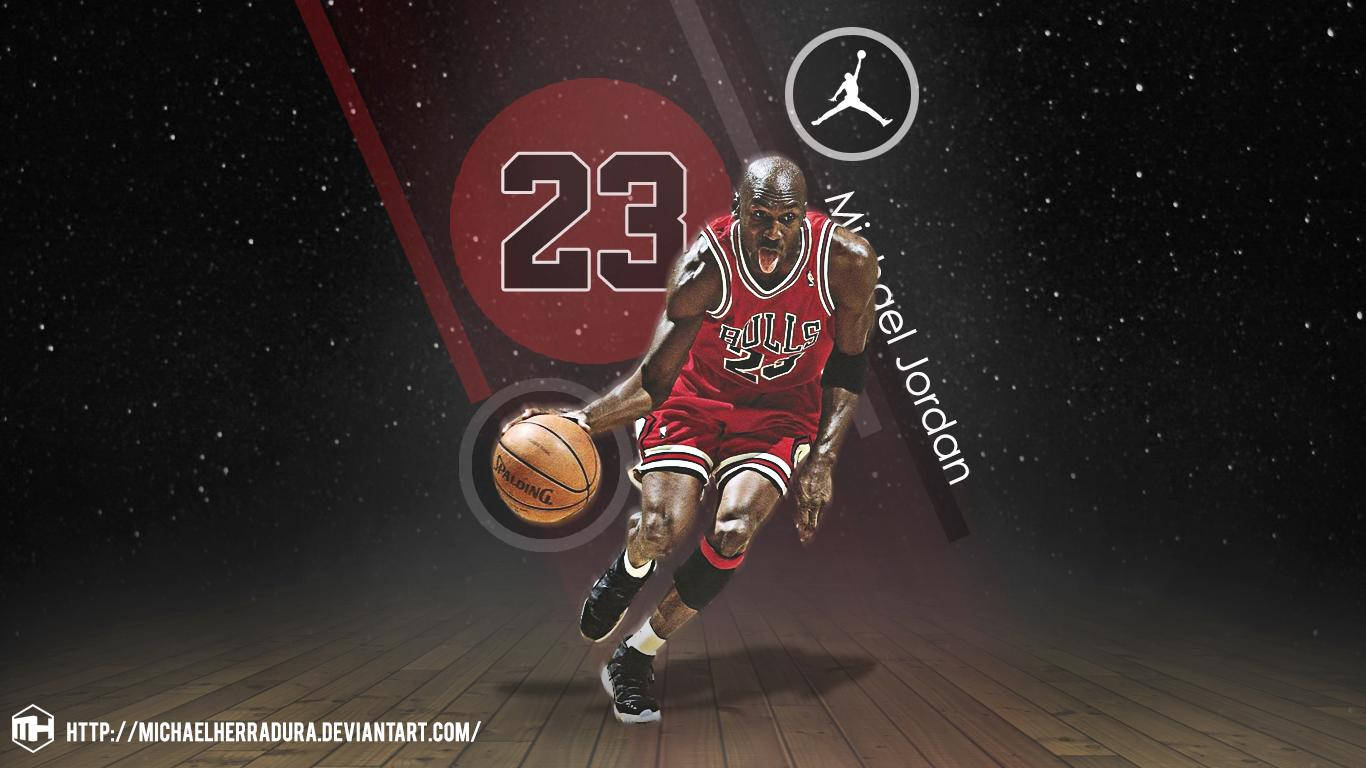 Michael Jordan 1366X768 Wallpaper and Background Image