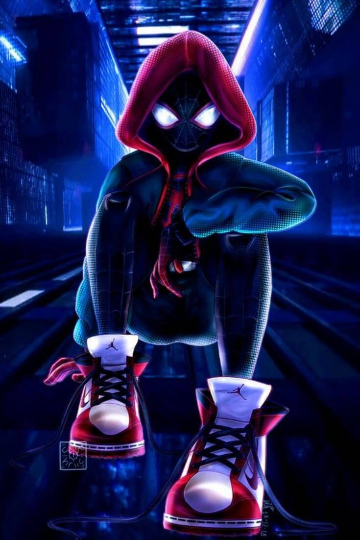 Miles Morales 735X1102 Wallpaper and Background Image