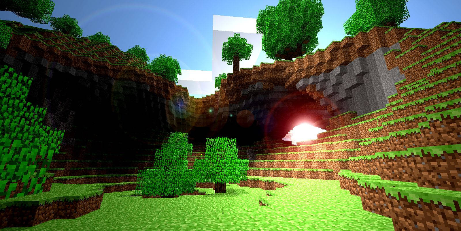 1600X801 Minecraft Wallpaper and Background
