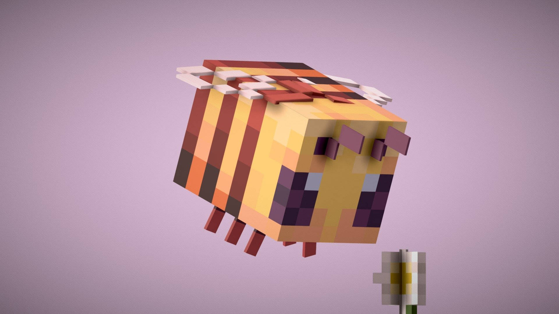 1920X1080 Minecraft Bee Wallpaper and Background