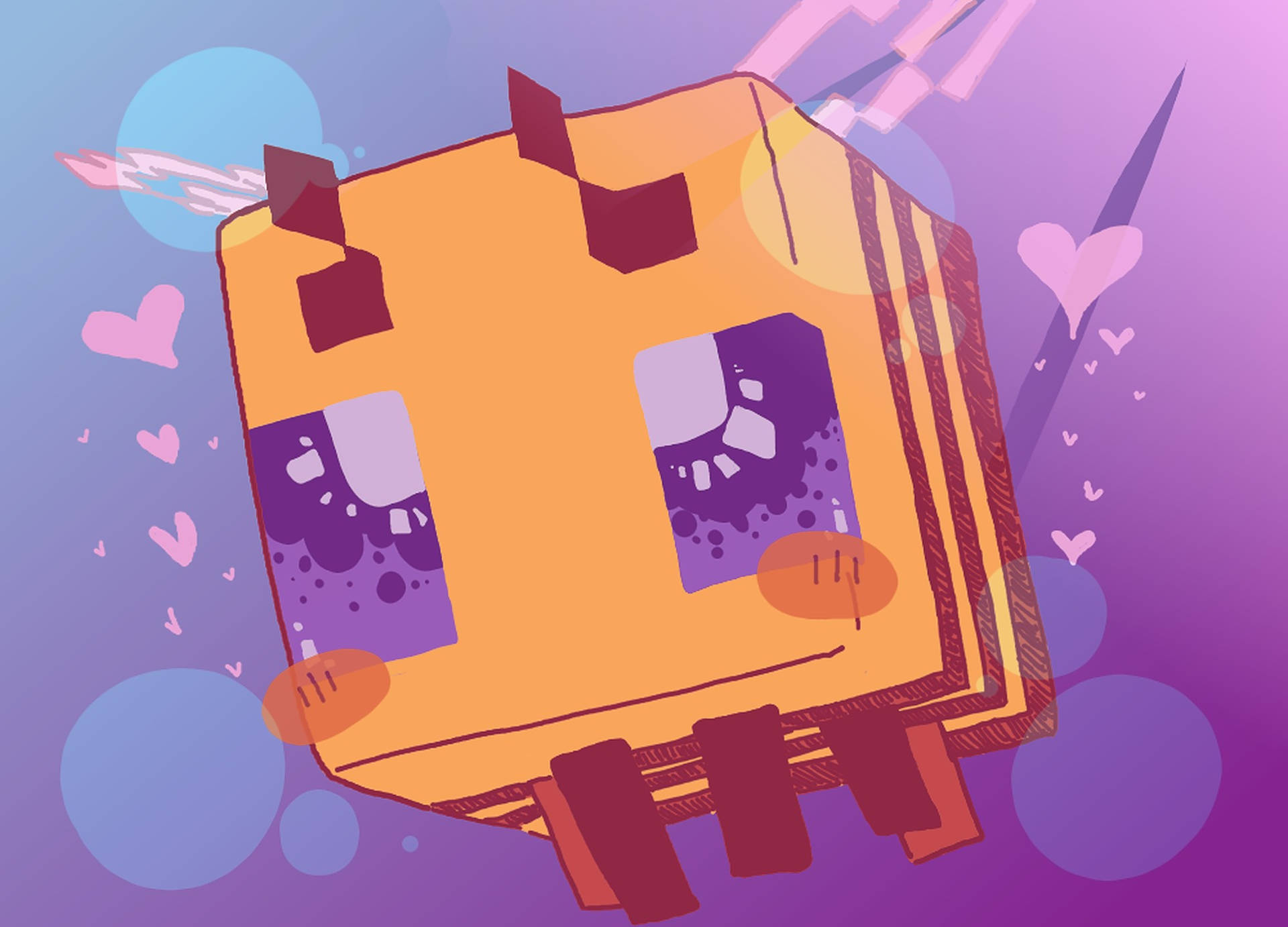 2000X1440 Minecraft Bee Wallpaper and Background