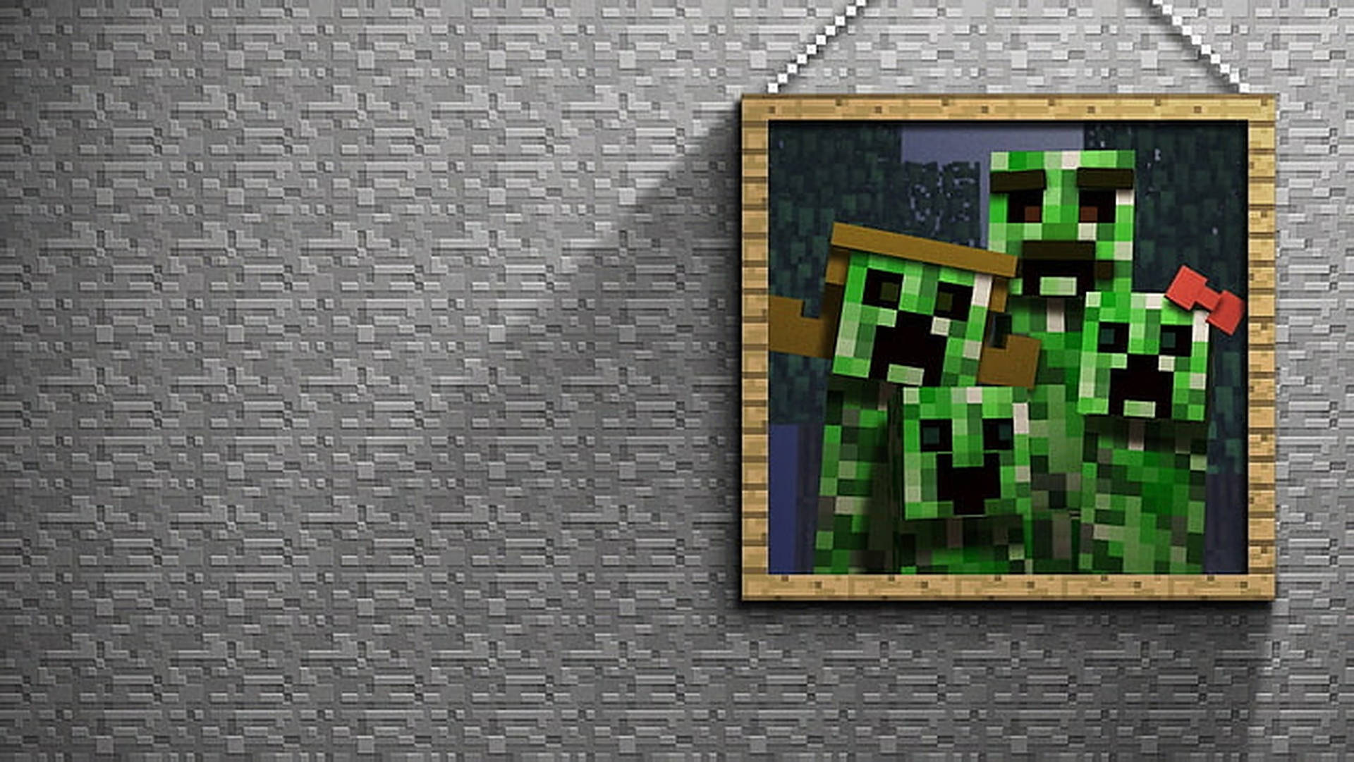 2257X1271 Minecraft Creeper Wallpaper and Background