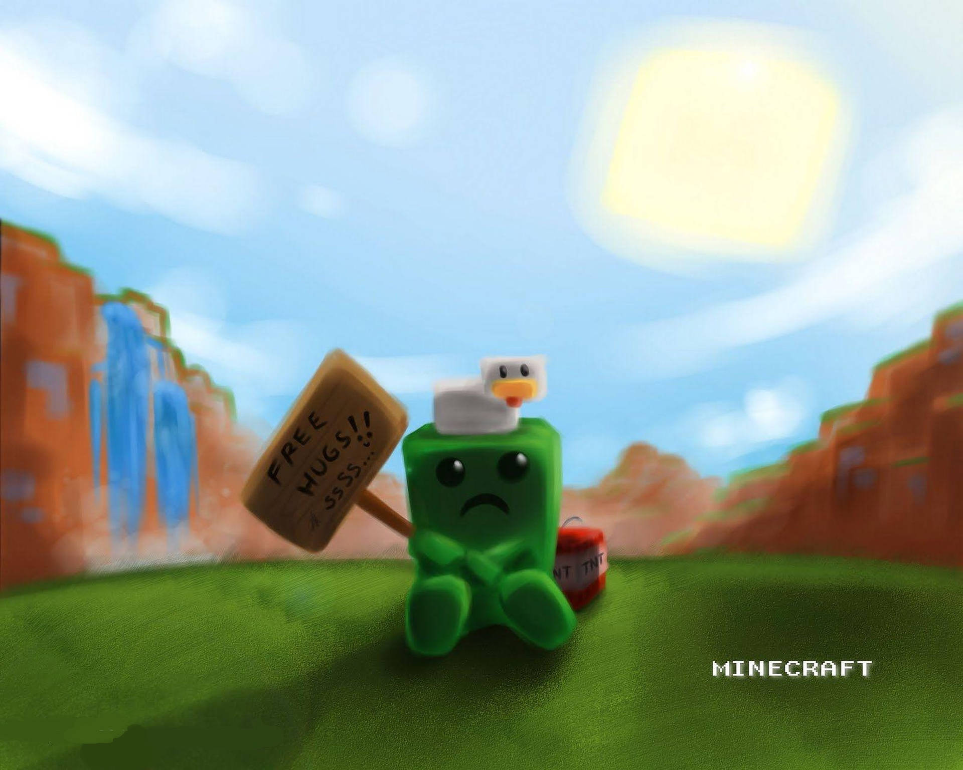 2816X2253 Minecraft Creeper Wallpaper and Background