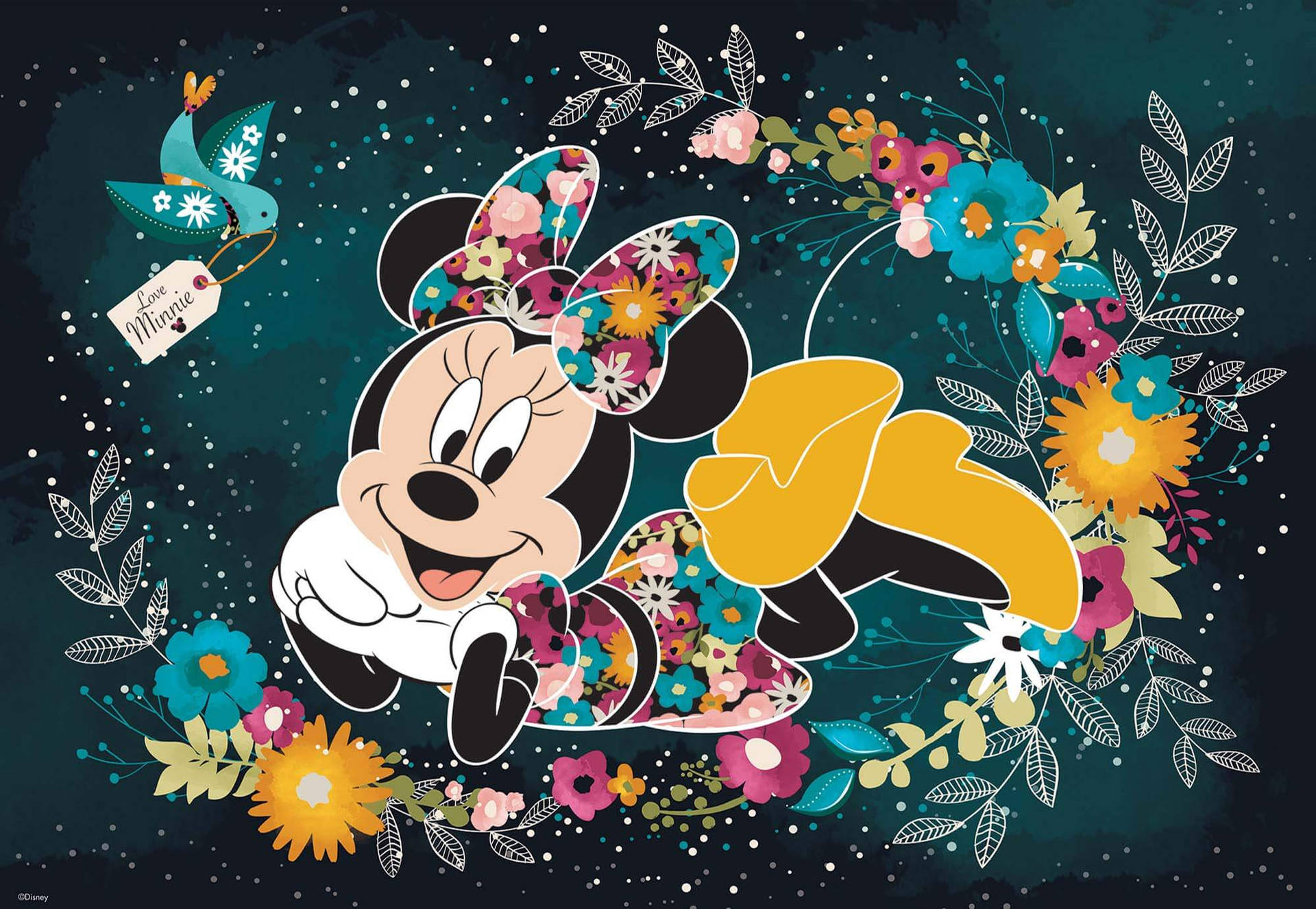 2000X1381 Minnie Mouse Wallpaper and Background