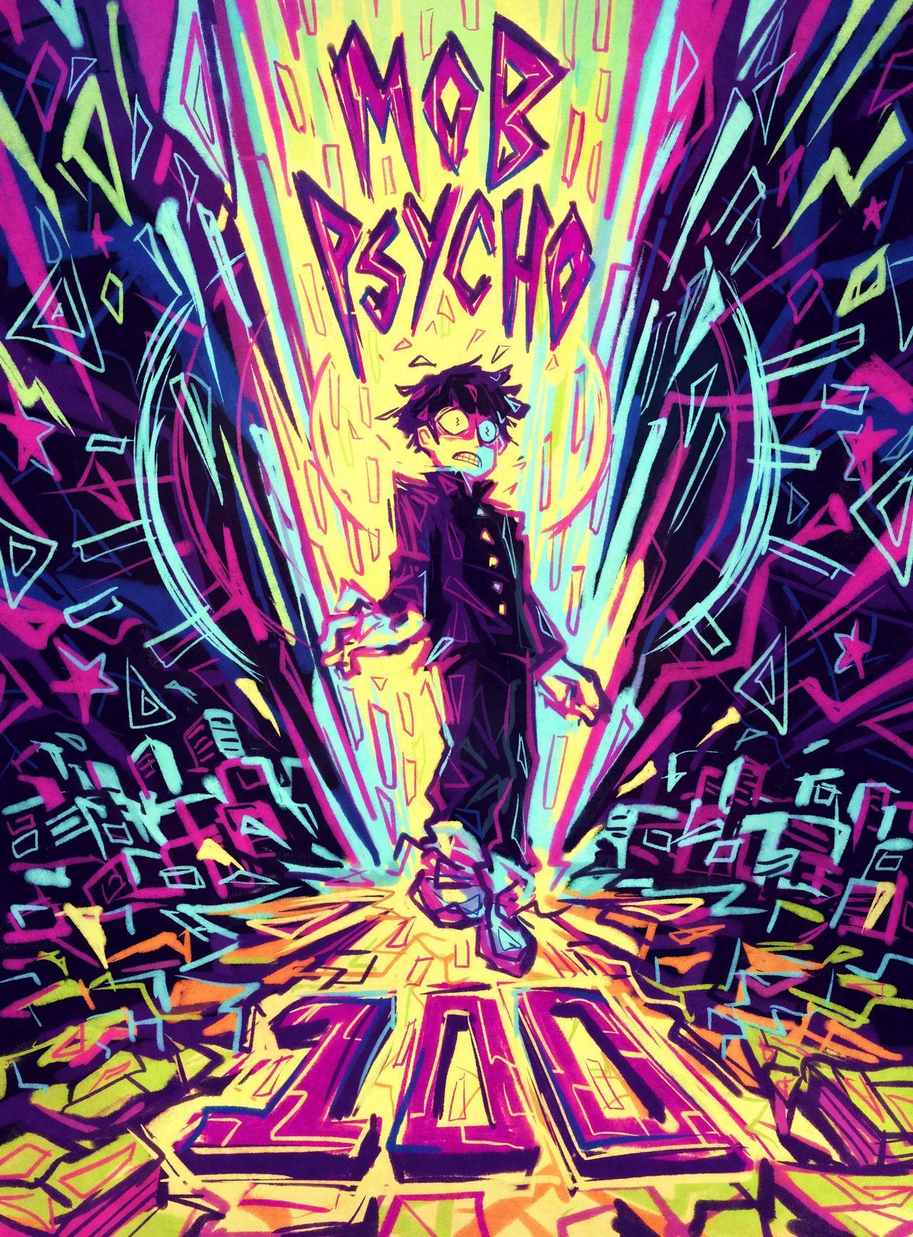 1280X1734 Mob Psycho 100 Wallpaper and Background