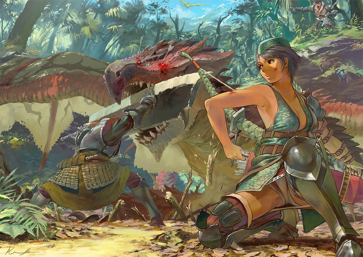 1200X851 Monster Hunter Wallpaper and Background