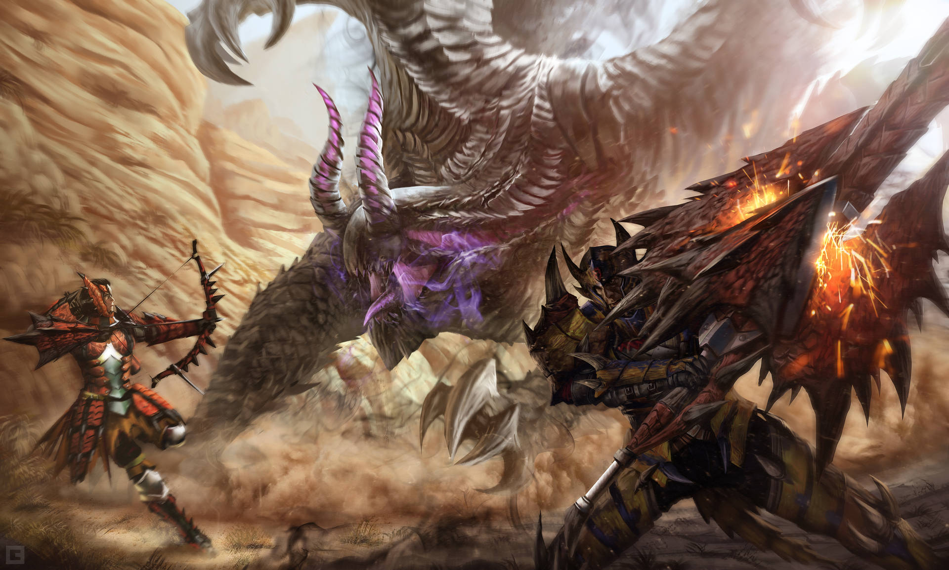 4993X3000 Monster Hunter Wallpaper and Background