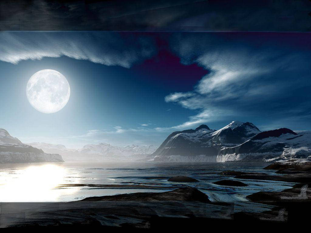 1024X768 Moon Wallpaper and Background