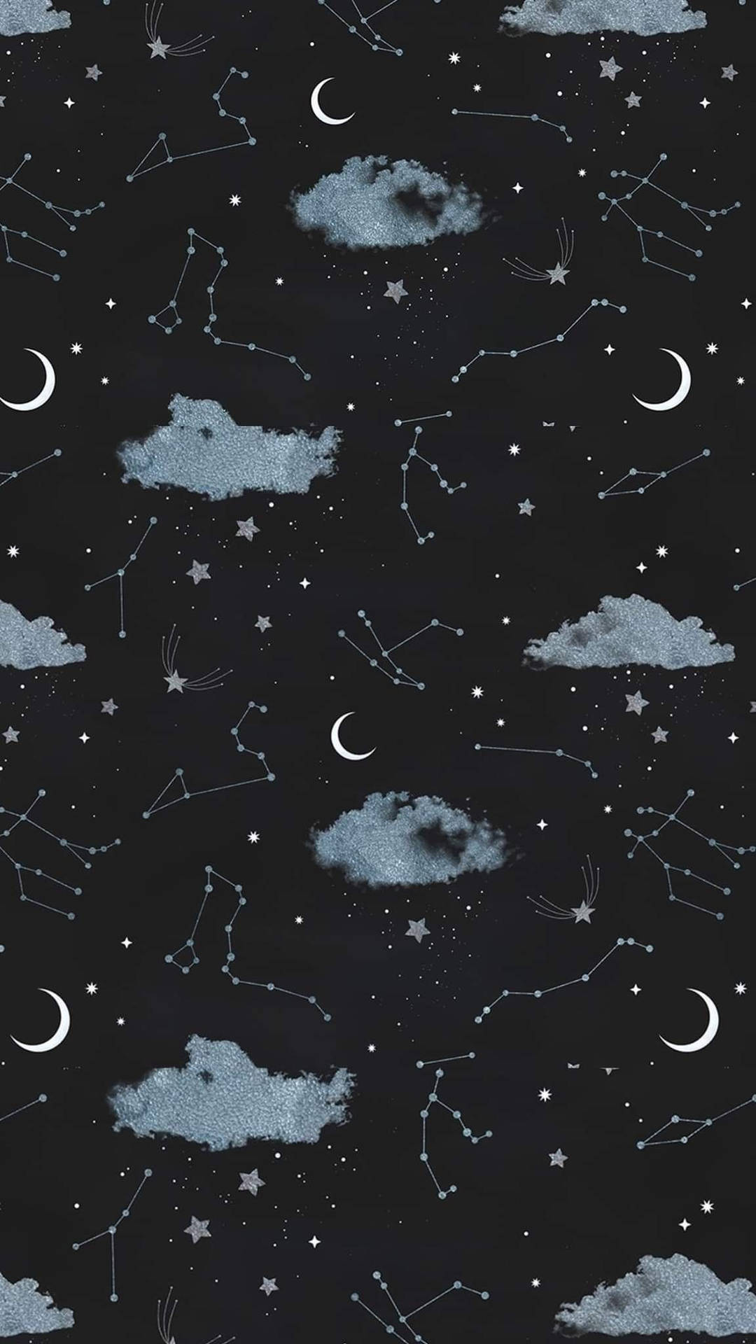 1152X2048 Moon And Stars Wallpaper and Background