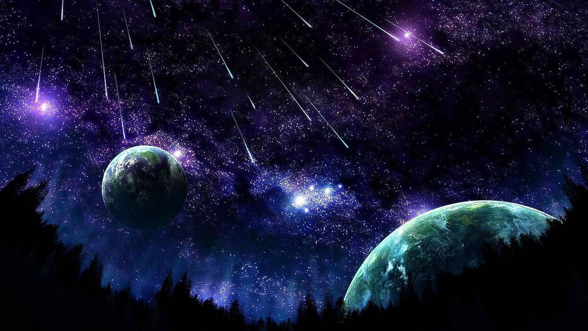 Moon And Stars 1920X1080 Wallpaper and Background Image