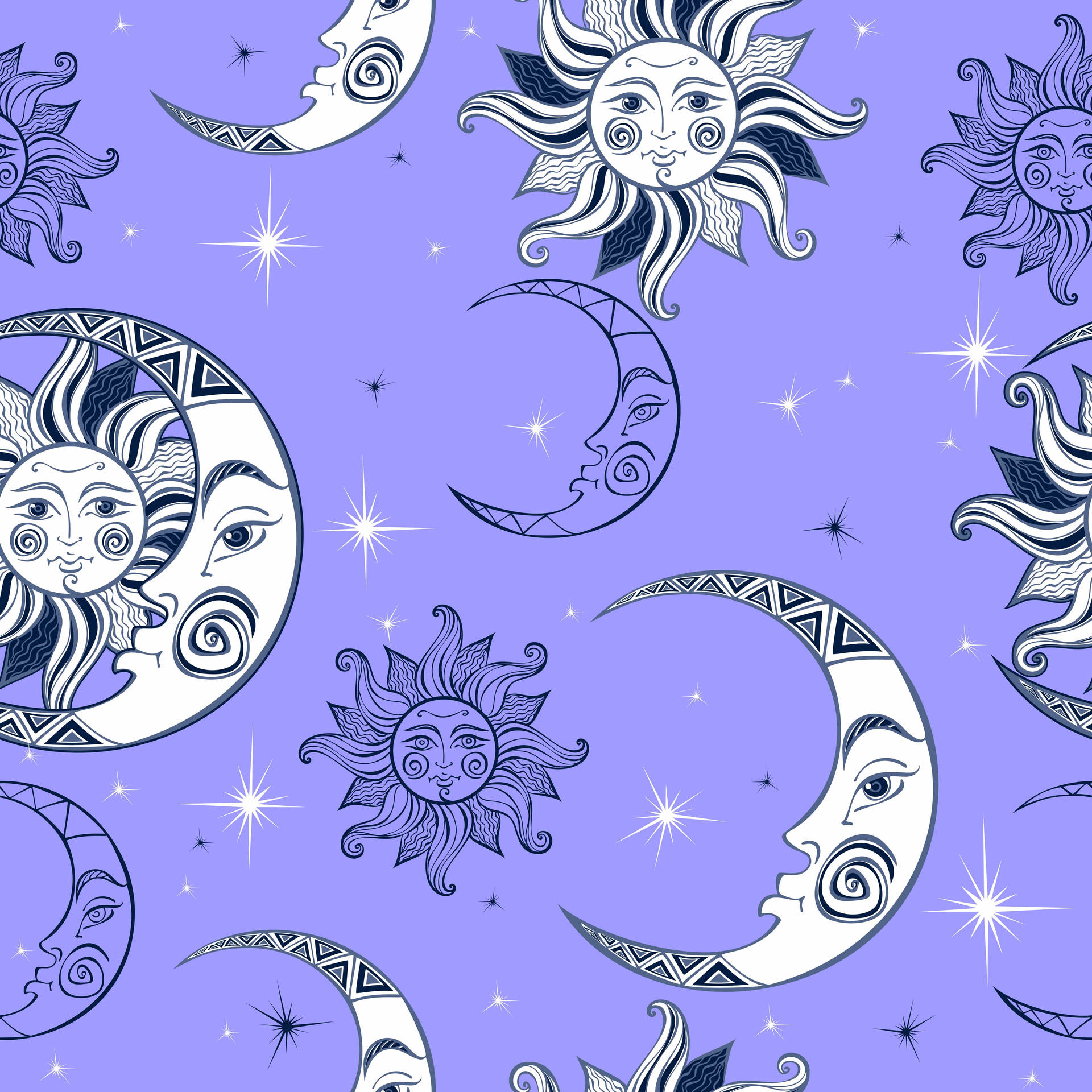 Moon And Stars 5000X5000 Wallpaper and Background Image