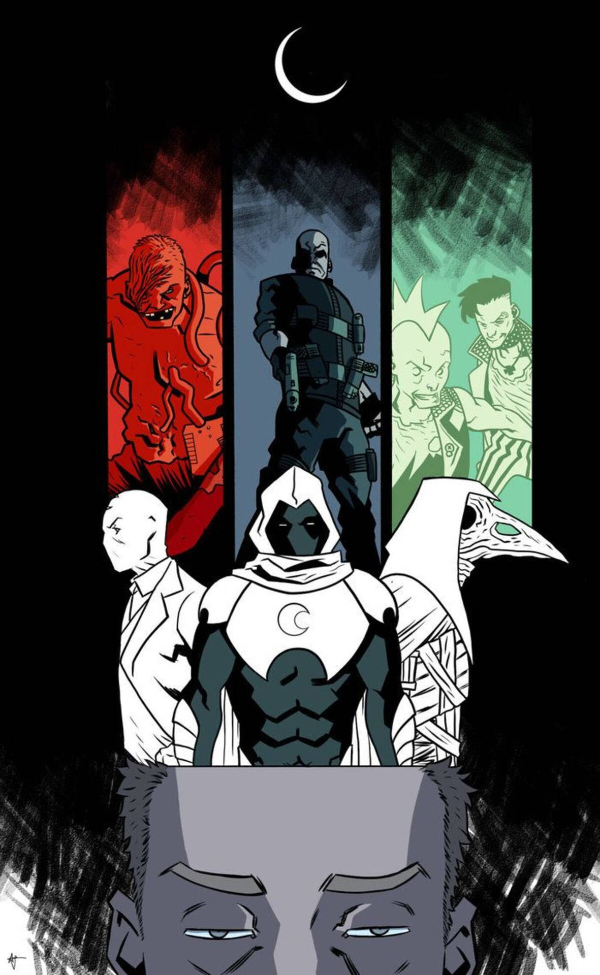 1200X1951 Moon Knight Wallpaper and Background