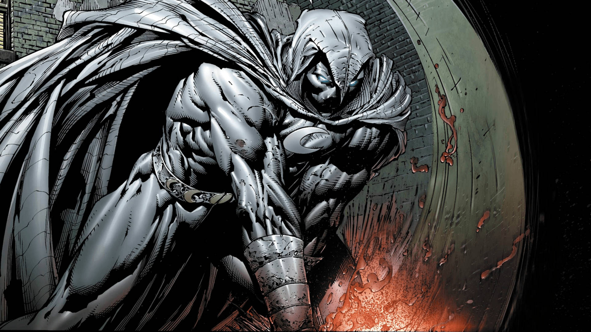 Moon Knight 1956X1100 Wallpaper and Background Image