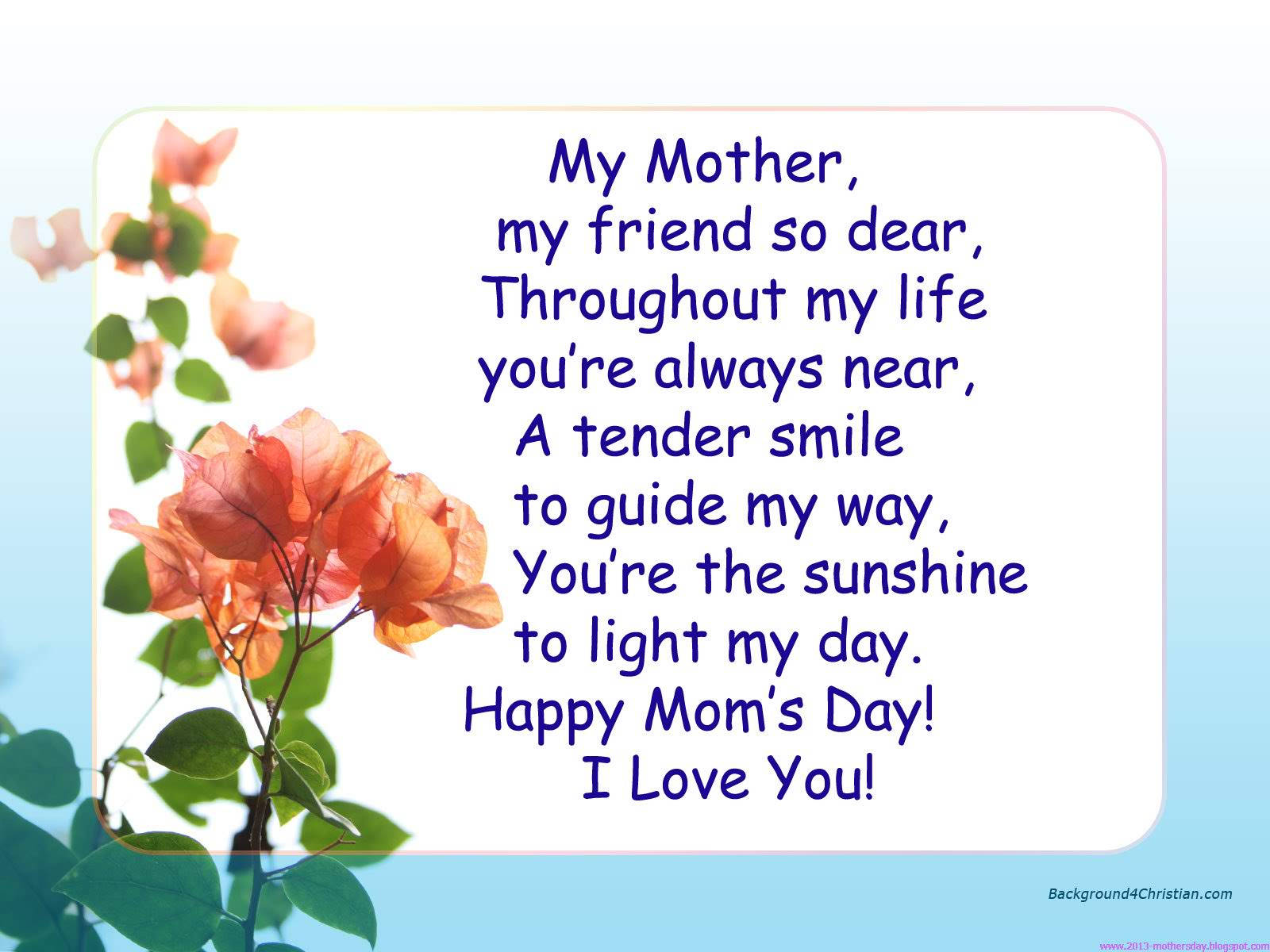 1600X1200 Mothers Day Wallpaper and Background
