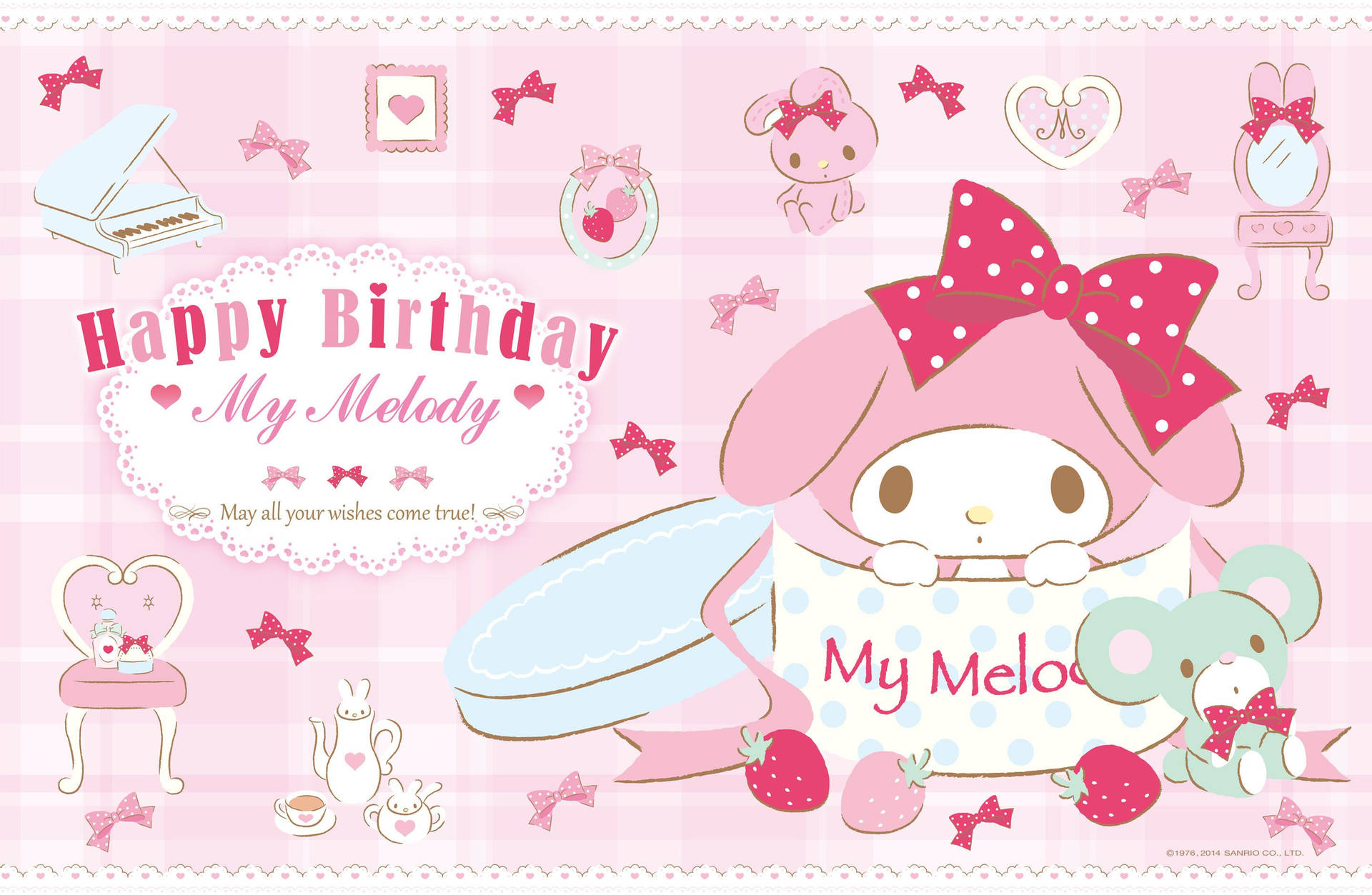 2880X1880 My Melody Wallpaper and Background