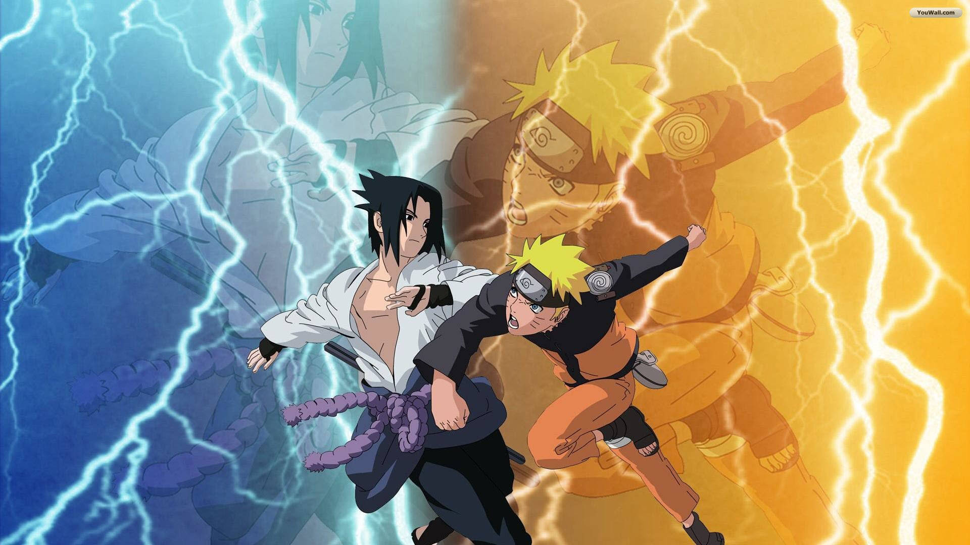 Naruto And Sasuke 1920X1080 Wallpaper and Background Image