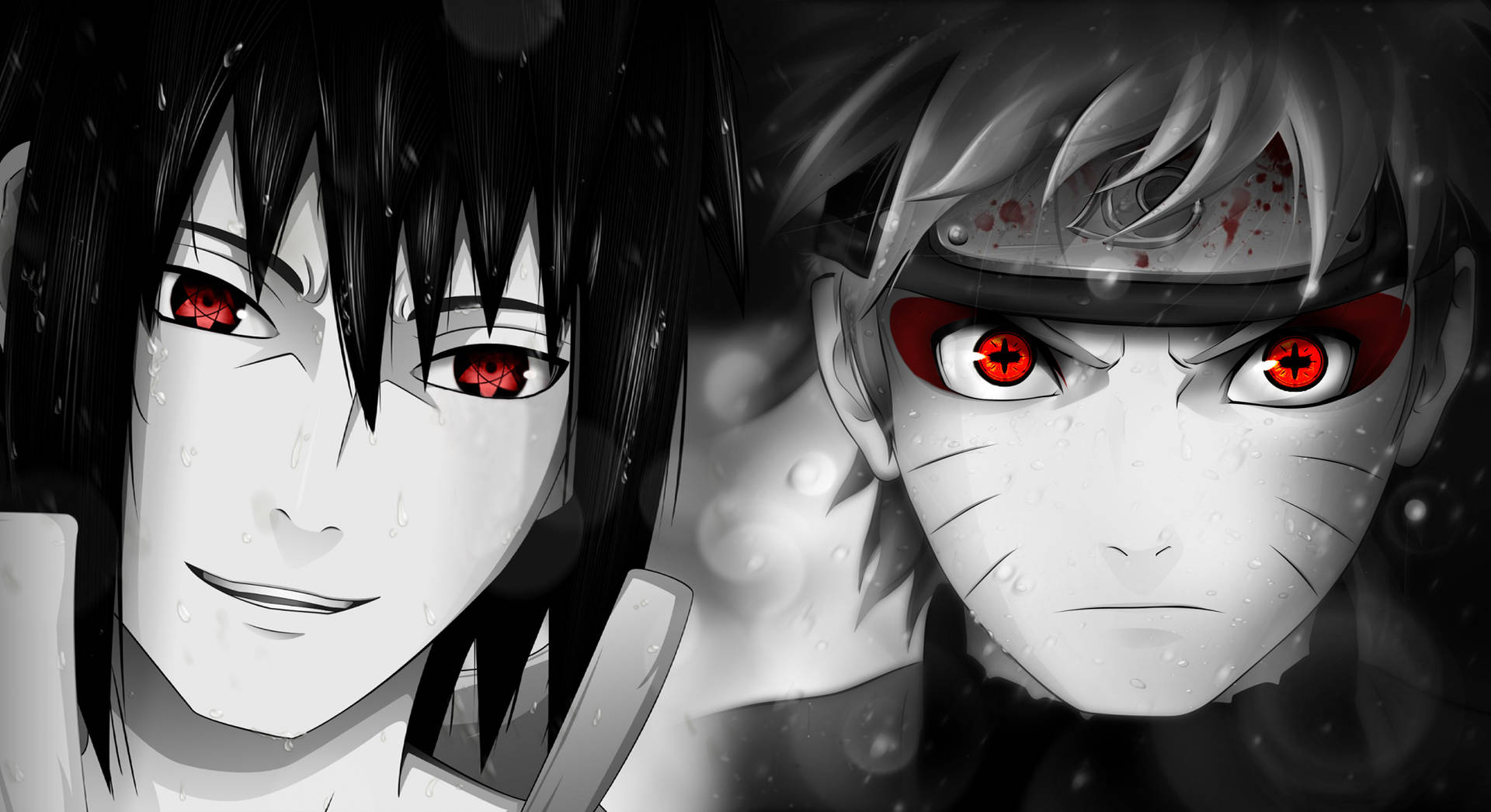 Naruto And Sasuke 2200X1200 Wallpaper and Background Image