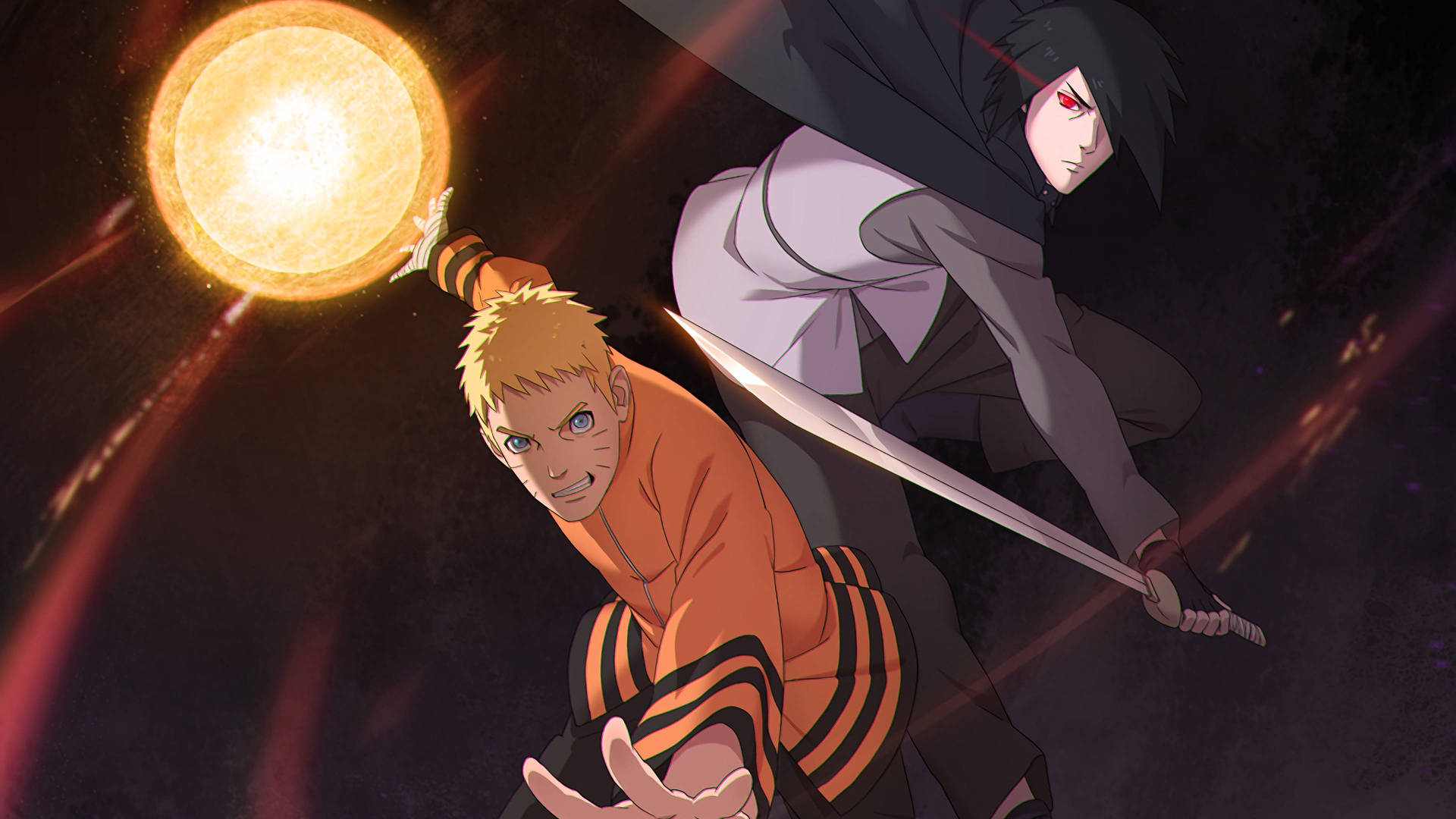 3840X2160 Naruto And Sasuke Wallpaper and Background