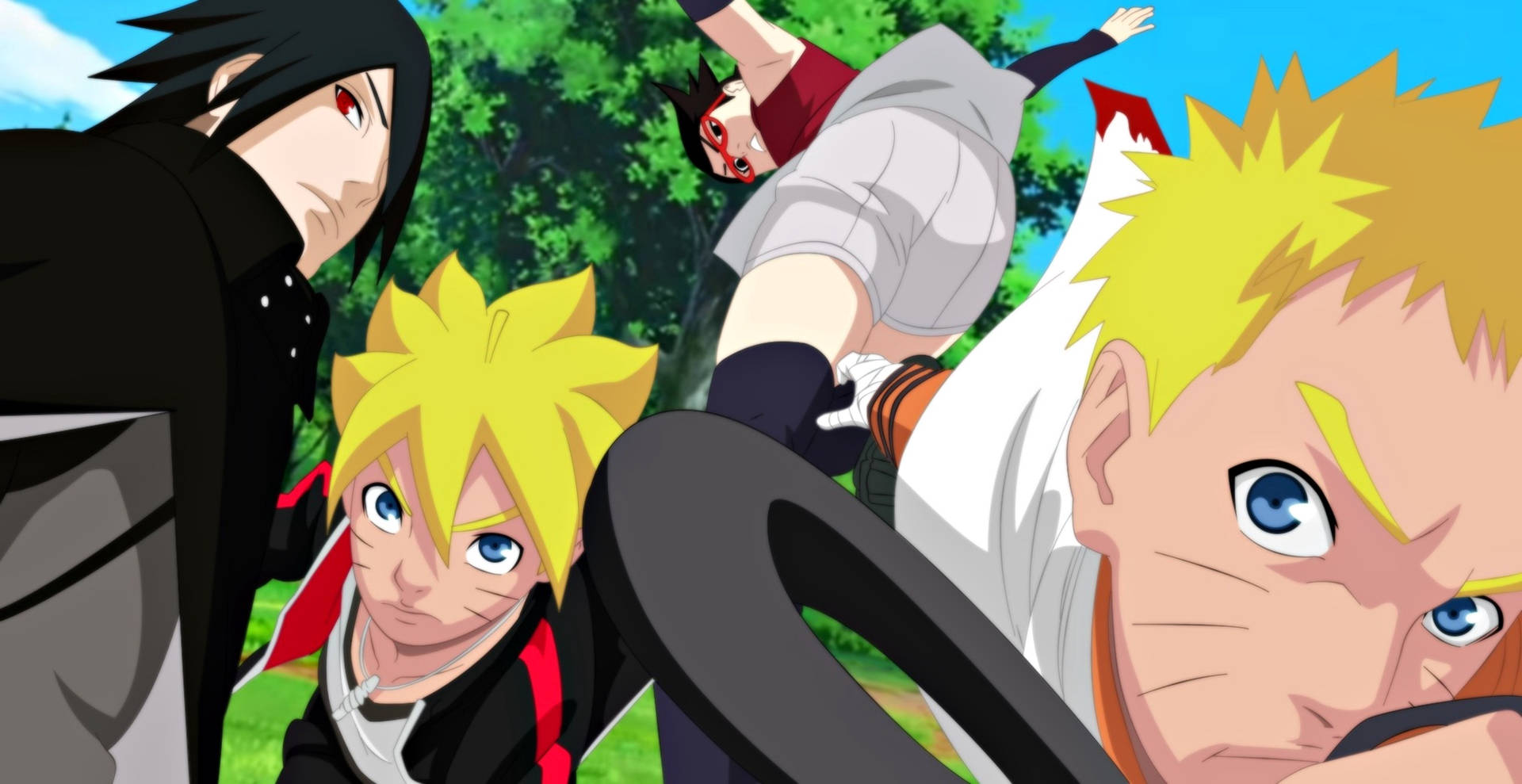 Naruto And Sasuke 3881X2000 Wallpaper and Background Image