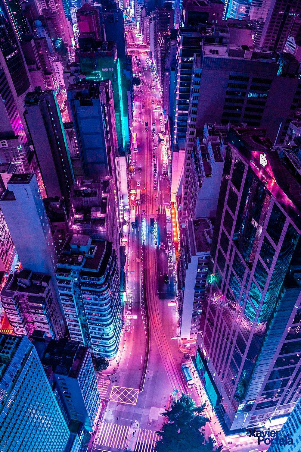 Neon City 1000X1500 Wallpaper and Background Image