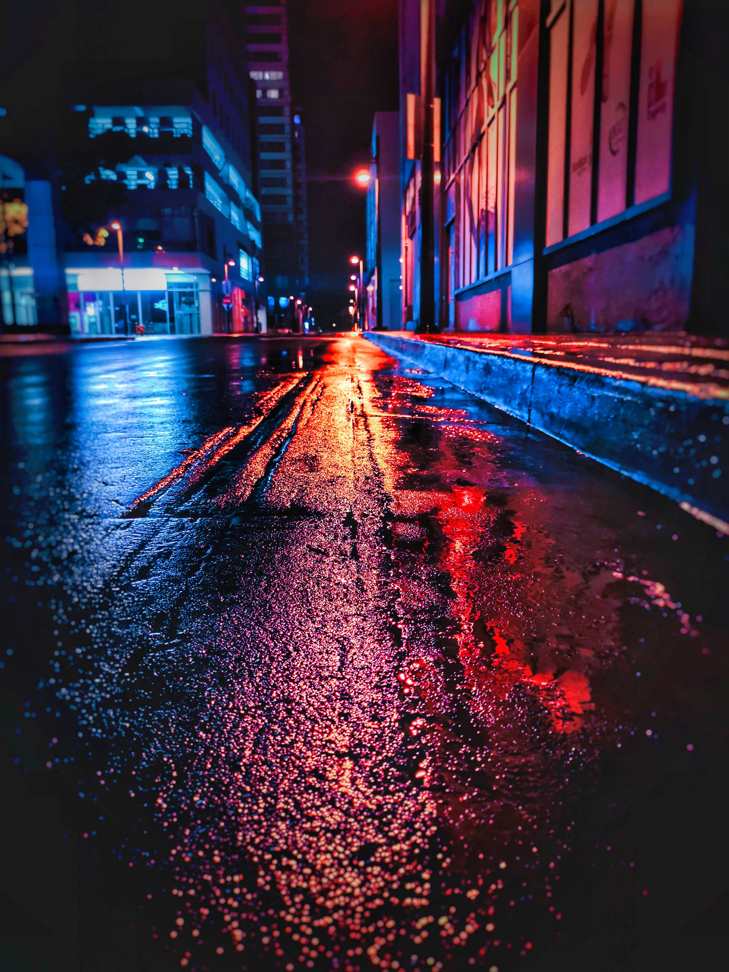Neon City 4330X5773 Wallpaper and Background Image