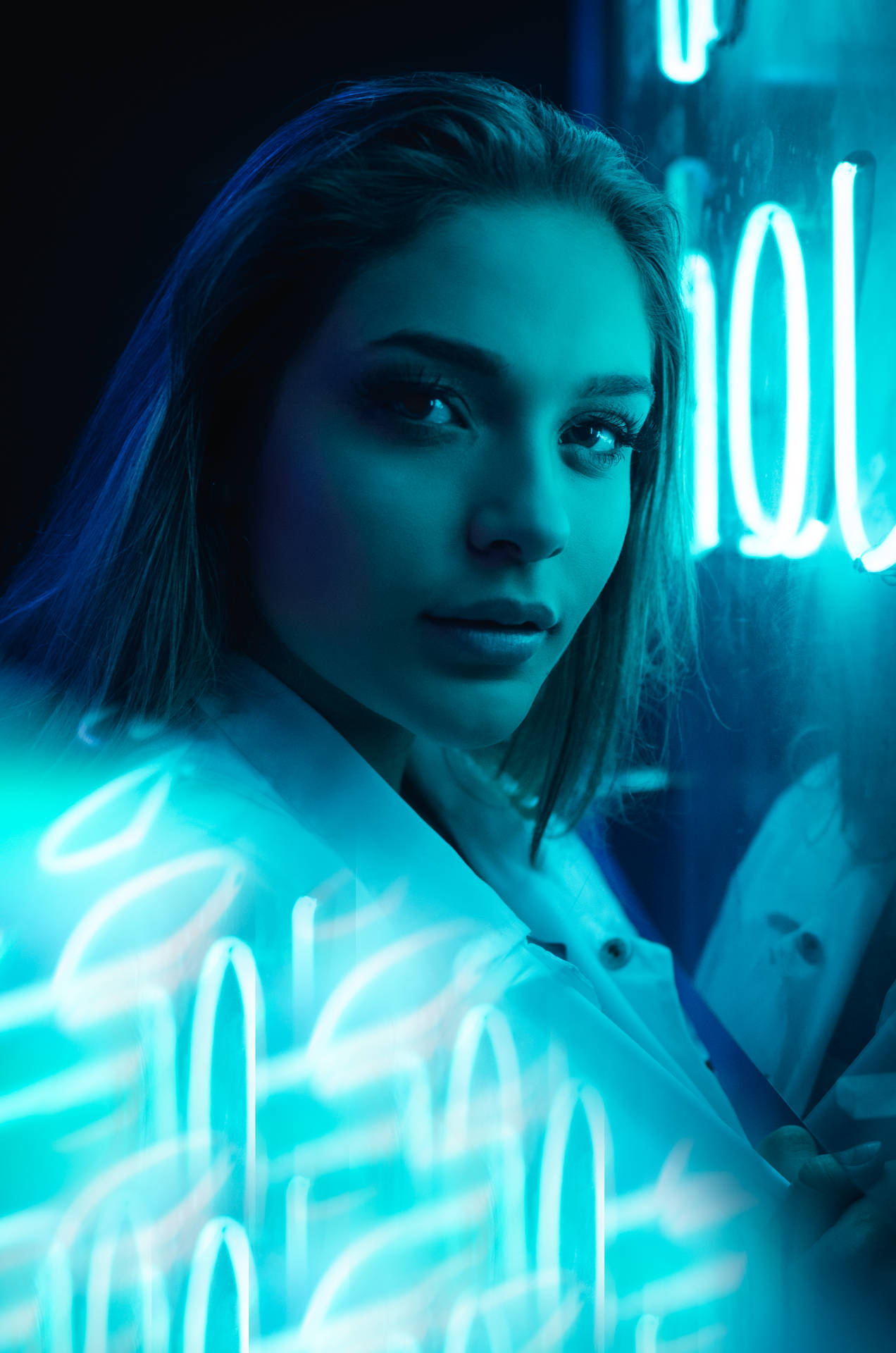 3264X4928 Neon Lights Wallpaper and Background