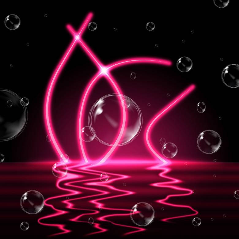 780X780 Neon Pink Aesthetic Wallpaper and Background