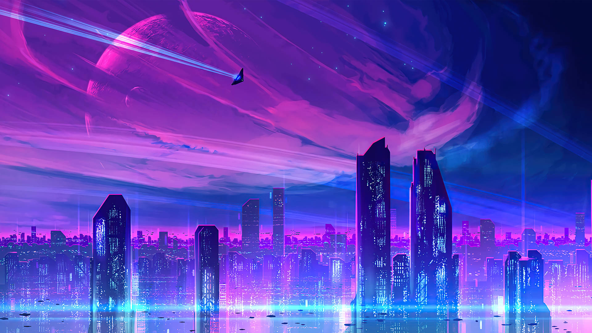 Neon Purple 3840X2160 Wallpaper and Background Image