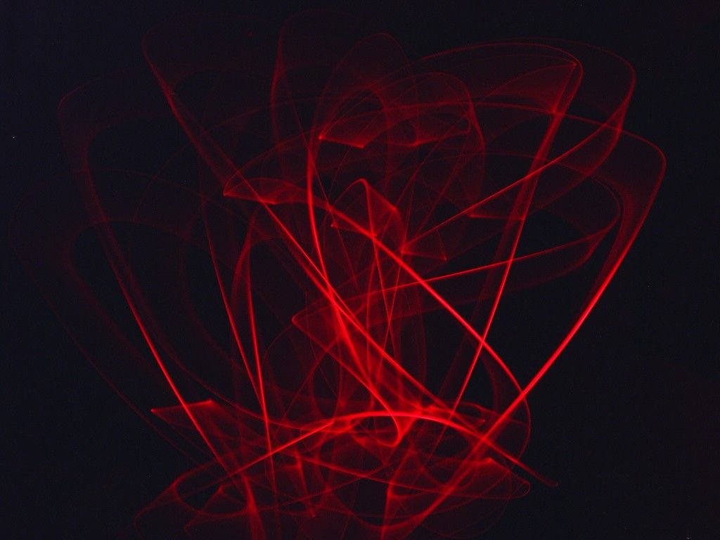 1024X768 Neon Red Wallpaper and Background