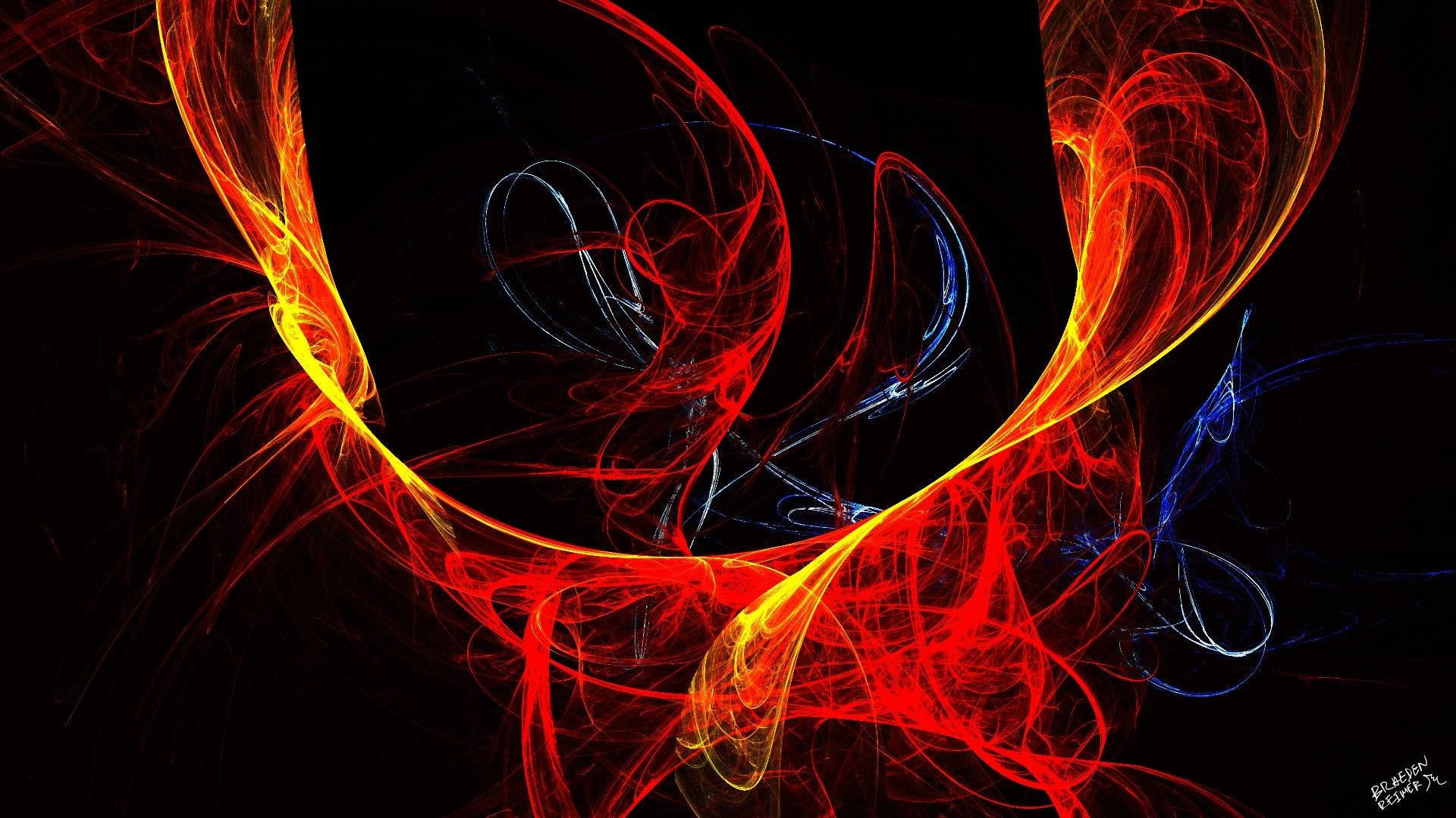 Neon Red 1920X1080 Wallpaper and Background Image