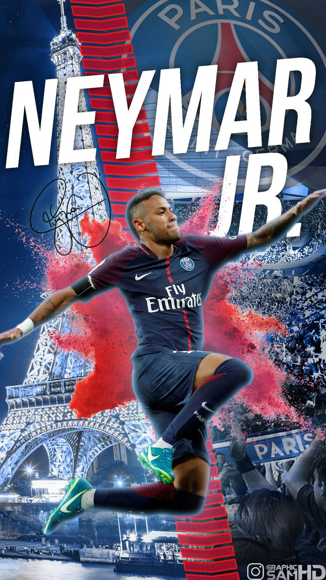 Neymar 1224X2176 Wallpaper and Background Image