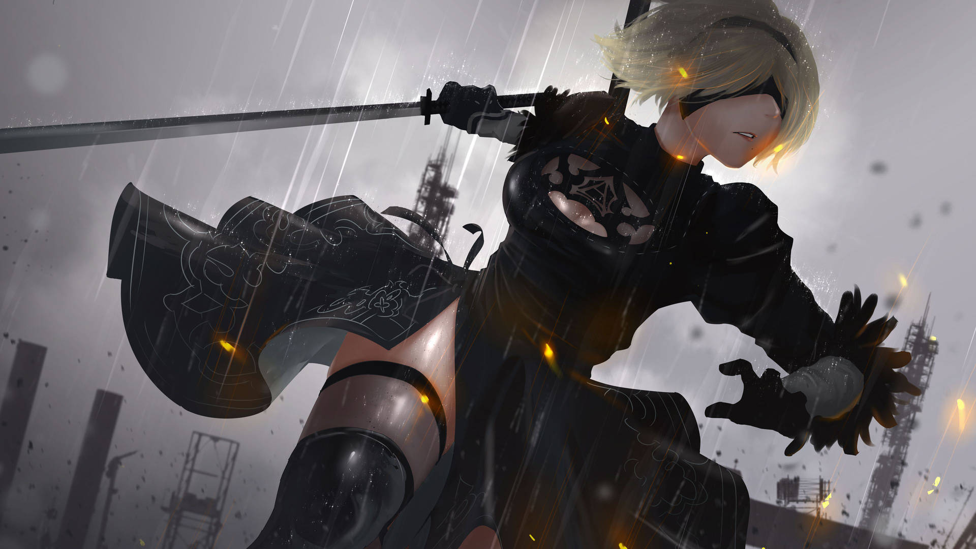 Nier Automata 3840X2160 Wallpaper and Background Image