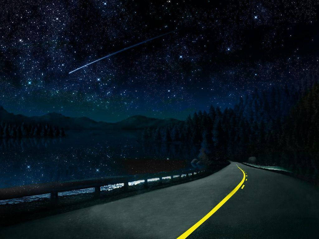 1024X768 Night Sky Wallpaper and Background