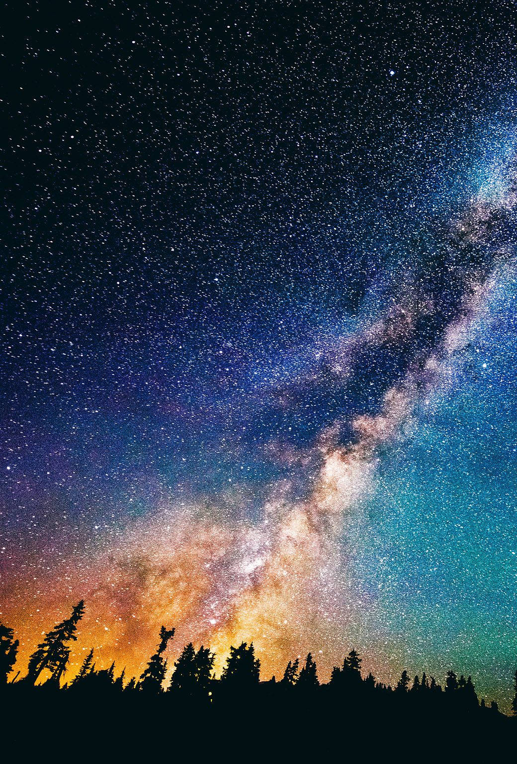 1040X1536 Night Sky Wallpaper and Background