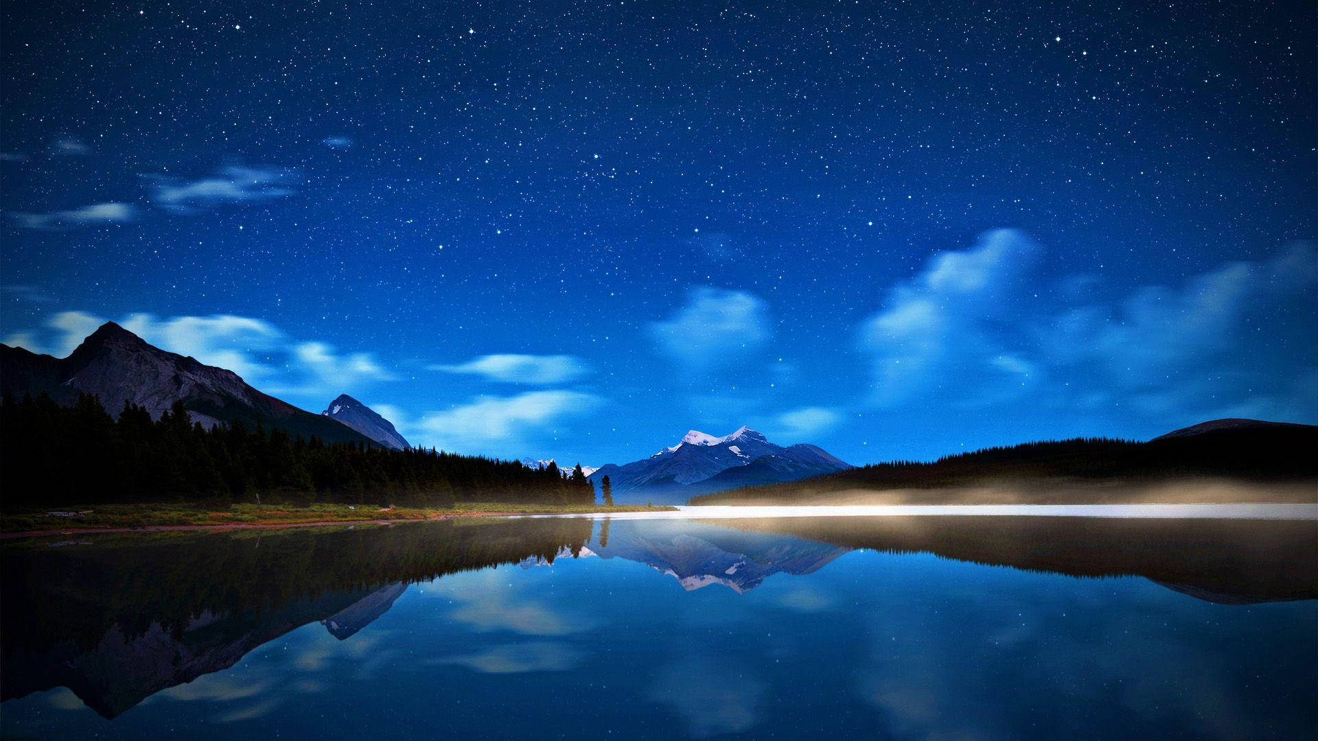 Night Sky 1920X1080 Wallpaper and Background Image