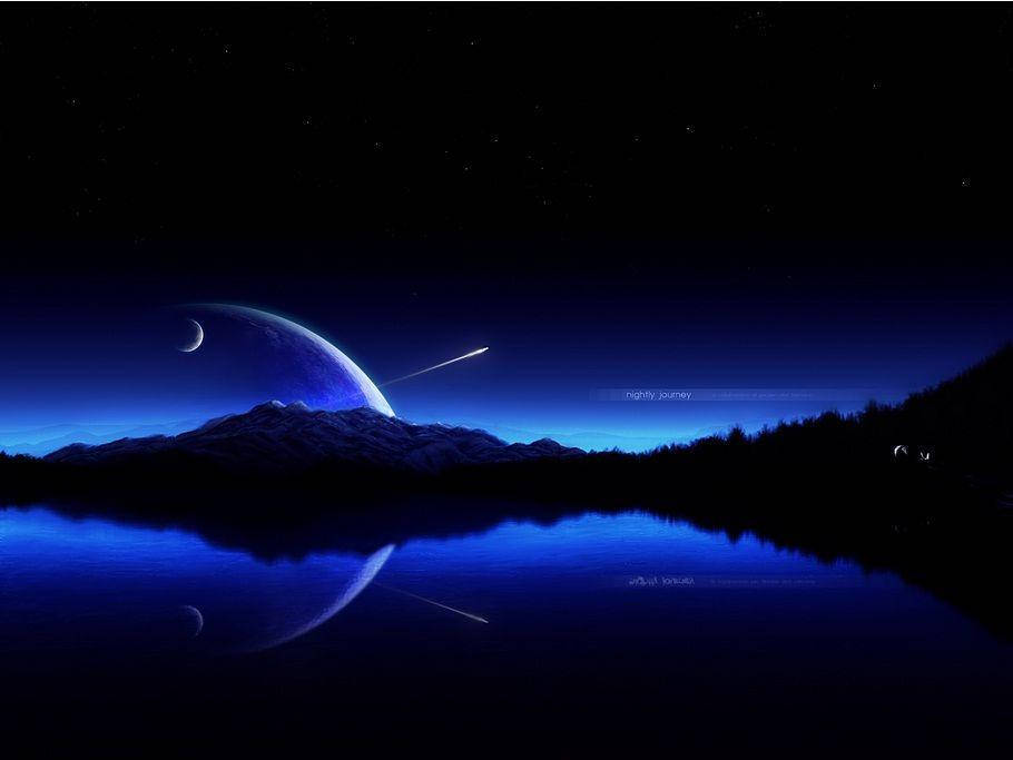 910X683 Night Sky Wallpaper and Background