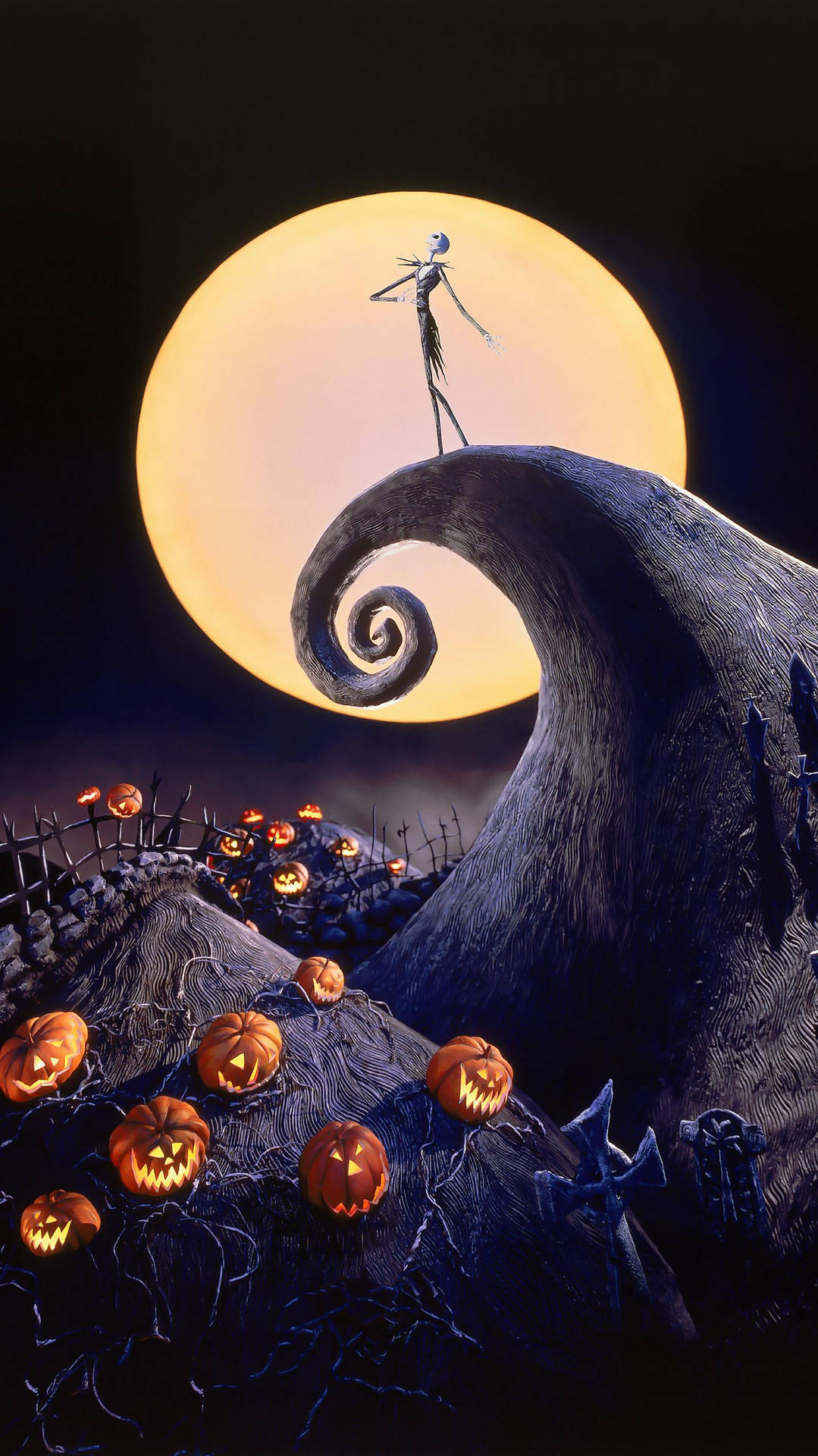 1536X2732 Nightmare Before Christmas Wallpaper and Background
