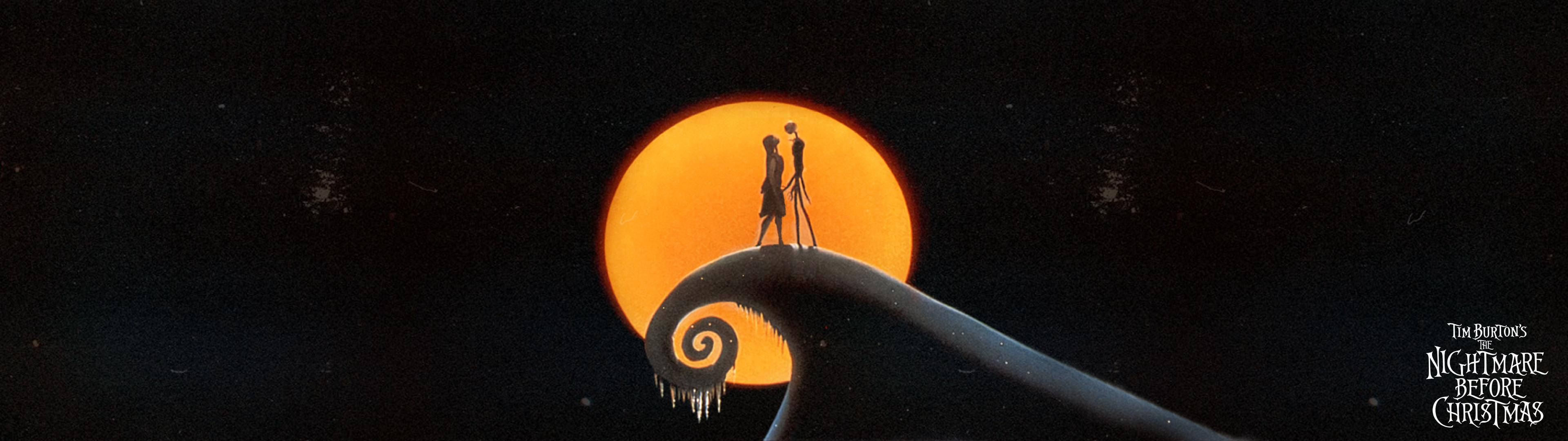 3840X1080 Nightmare Before Christmas Wallpaper and Background