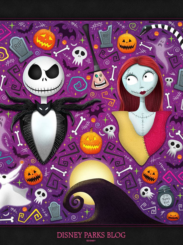 768X1024 Nightmare Before Christmas Wallpaper and Background