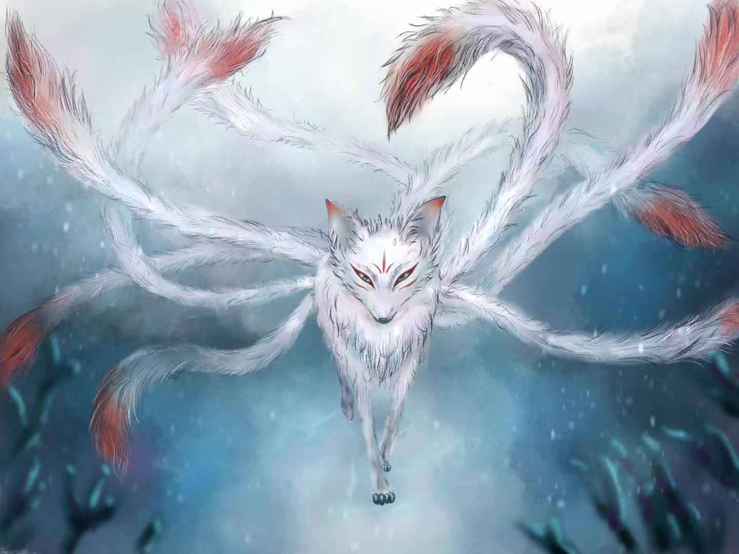 1440X1080 Nine Tailed Fox Wallpaper and Background