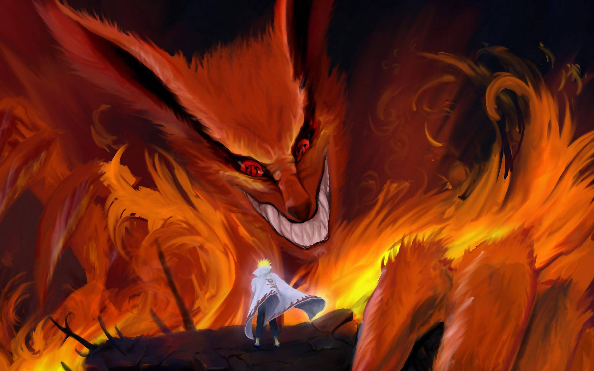 2560X1600 Nine Tailed Fox Wallpaper and Background