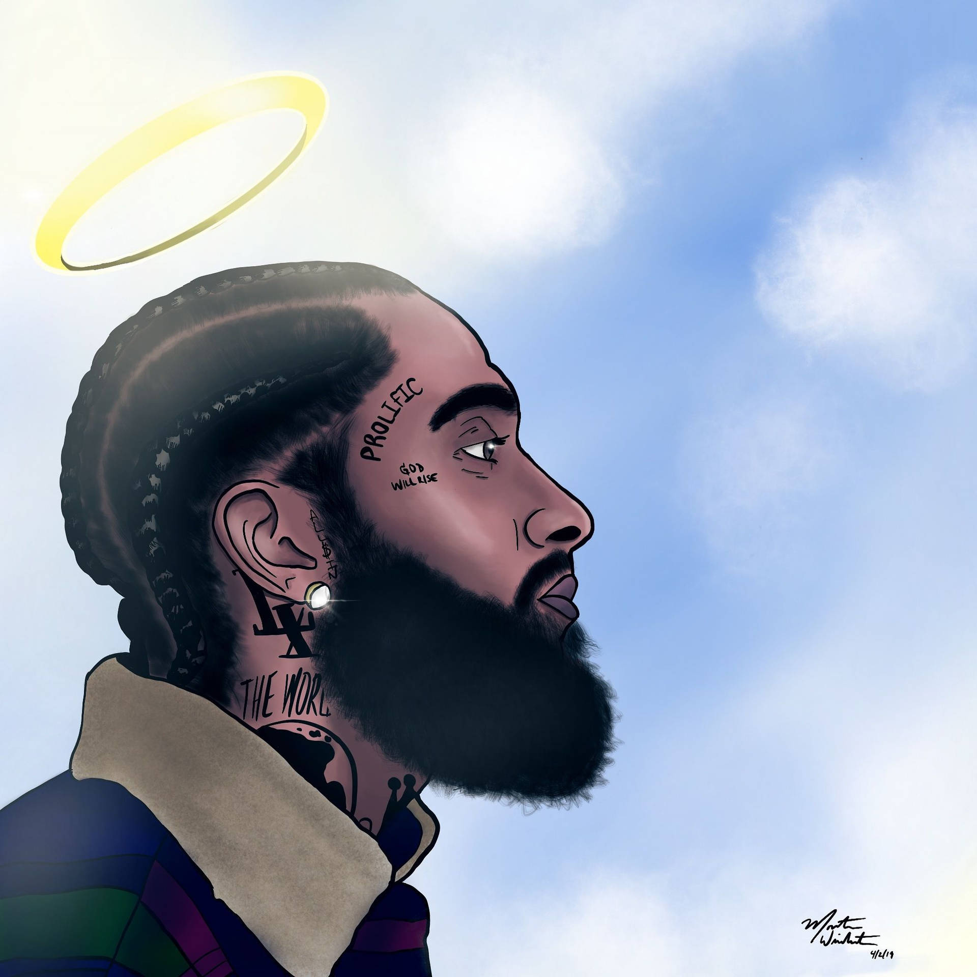 2048X2048 Nipsey Hussle Wallpaper and Background