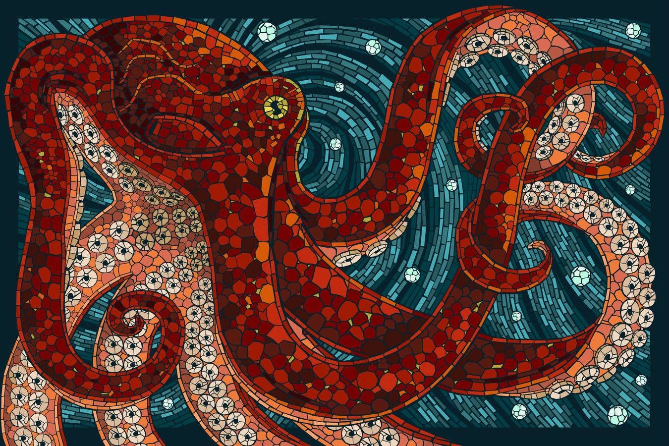 1350X900 Octopus Wallpaper and Background