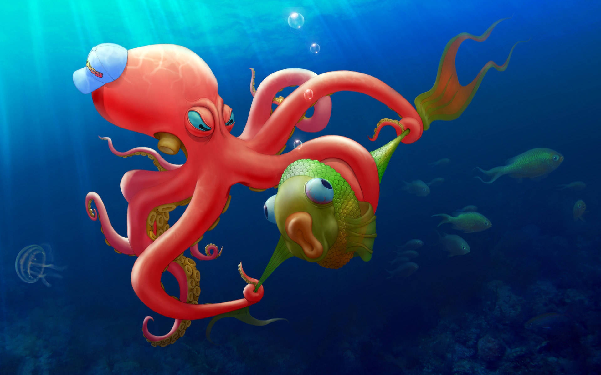 1920X1200 Octopus Wallpaper and Background