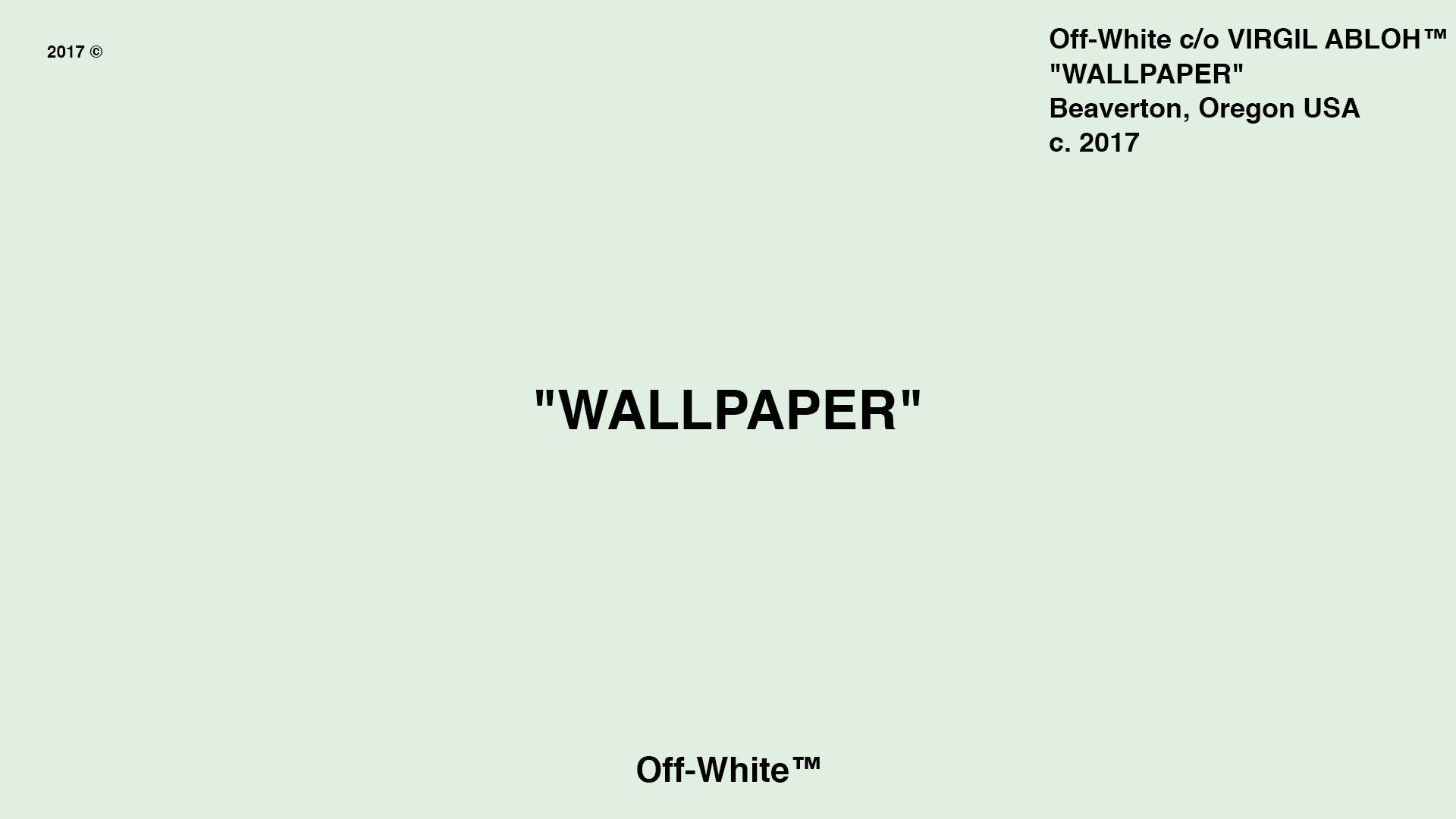 Off White 1920X1080 wallpaper