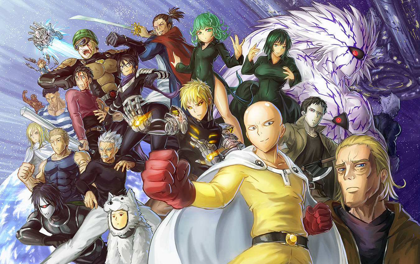 One Punch Man 1350X850 Wallpaper and Background Image