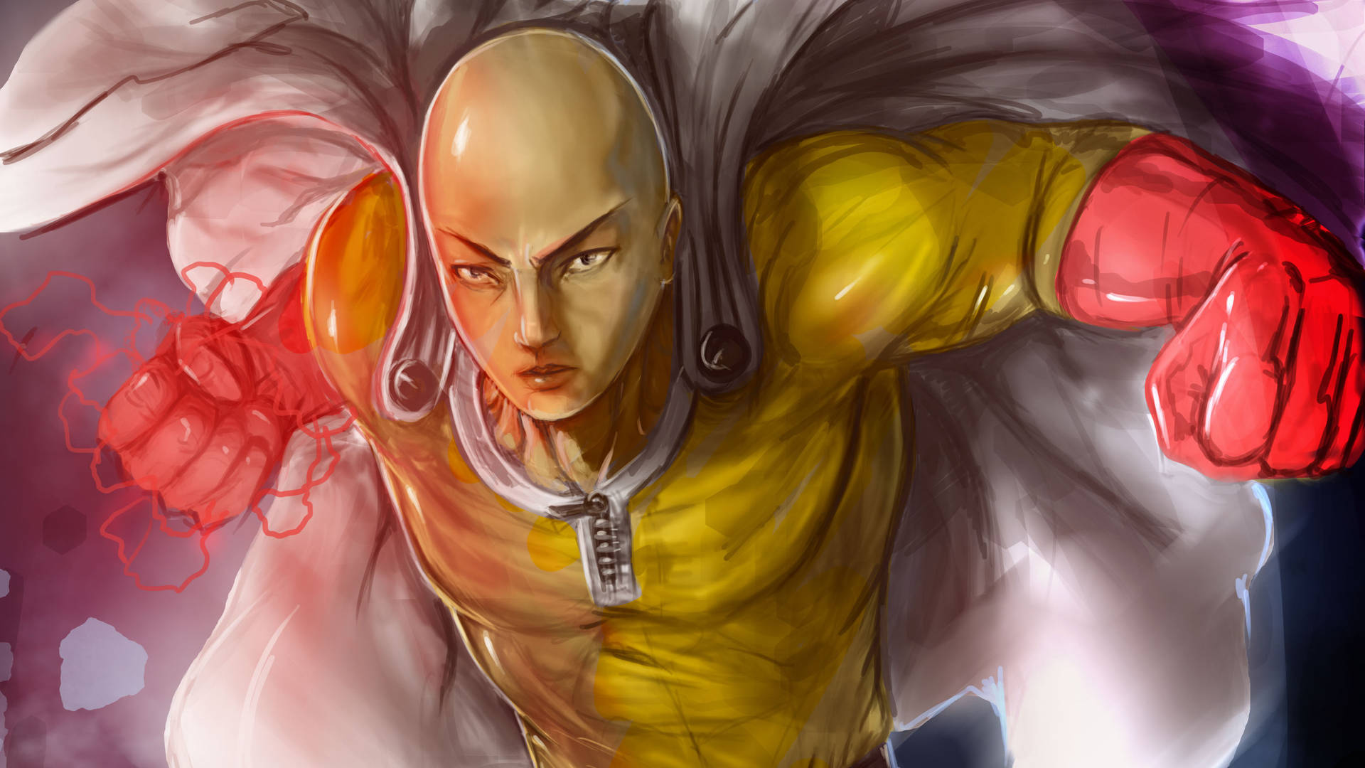 3508X1973 One Punch Man Wallpaper and Background