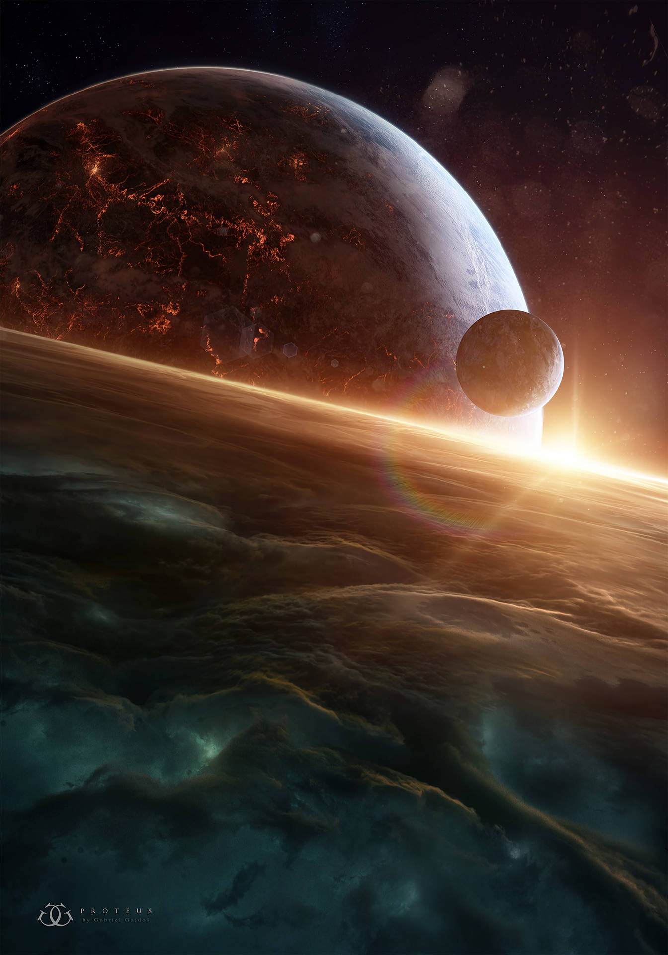 Outer Space 2380X3400 Wallpaper and Background Image