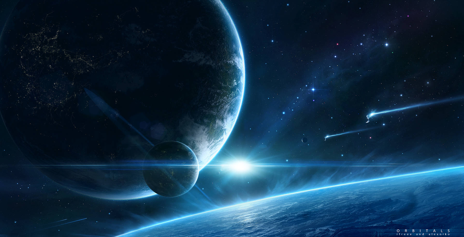Outer Space 3964X2032 Wallpaper and Background Image