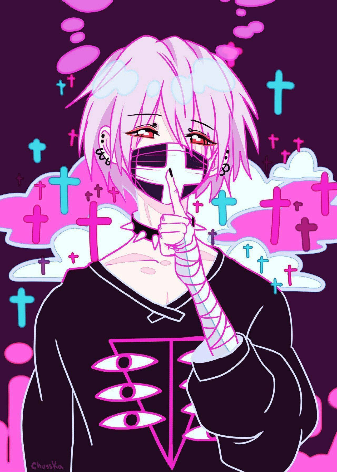 Pastel Goth 1280X1792 Wallpaper and Background Image